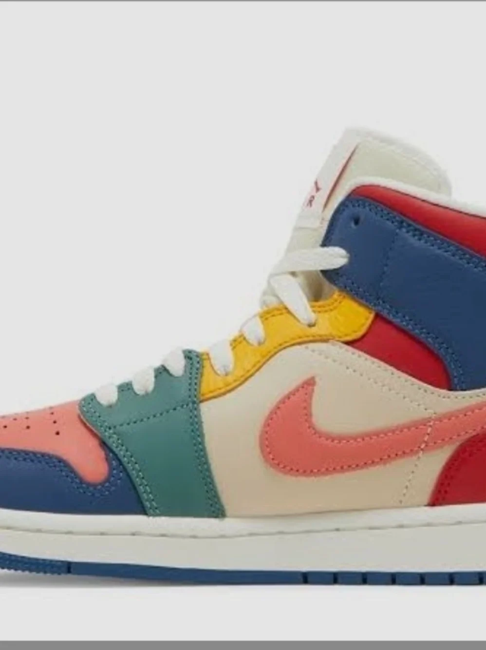 Womens Air Jordan Retro 1 Mid SE 'Multi Color (2022)'